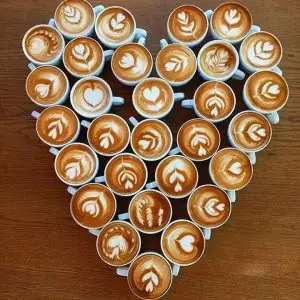 coffee heart